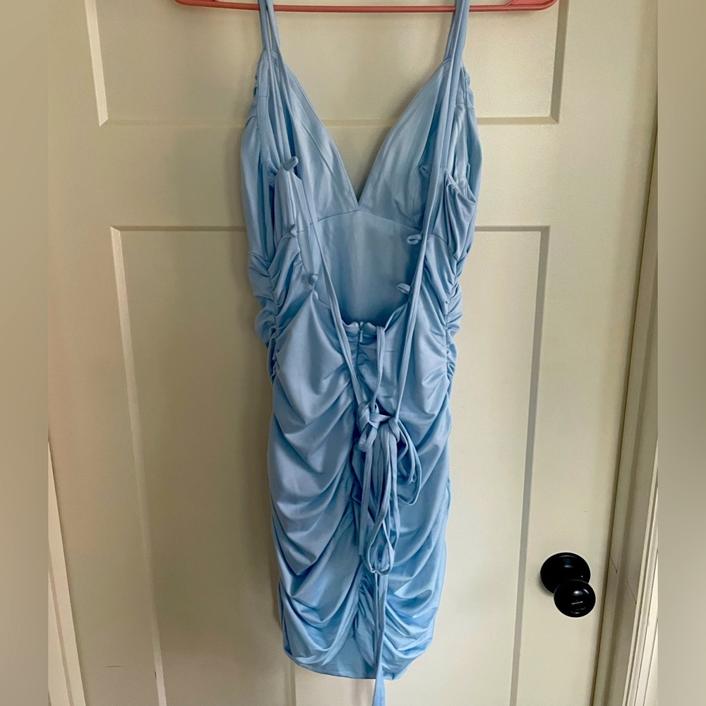 Never worn light blue homecoming dress $8 shipping